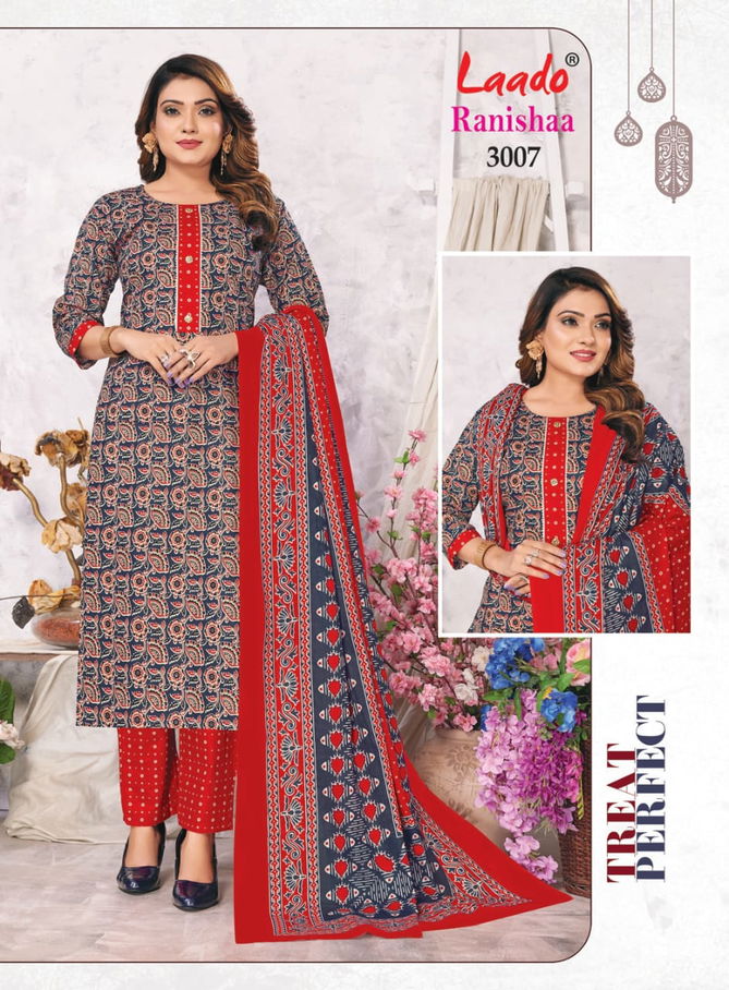 Laado Ranishaa Vol 3 Printed Jaipuri Readymade Suits
